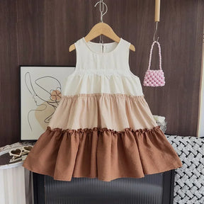 Vestido Isabela – Modelo Casual com Pregas para Meninas