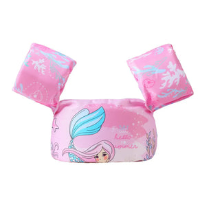 Colete de Flutuação Infantil com Braçadeiras de Espuma para Piscina e Praia