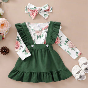 Conjunto Floral Suspensório – Encanto