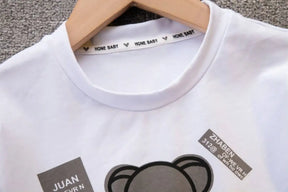 Conjunto Infantil Verão Camiseta Manga Curta + Shorts