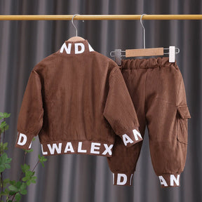 Conjunto Infantil “Lorenzo Veludo” – 2 Peças