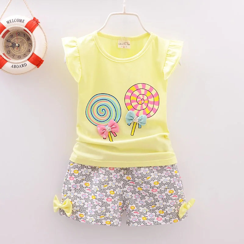 Conjunto Infantil Feminino Pirulito