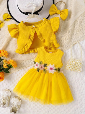 Vestido Flor de Verão – Encanto Completo