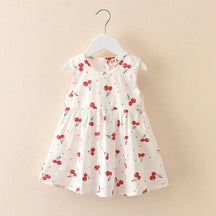 Vestido Infantil de Verão em Algodão