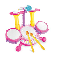 Bateria Musical Infantil com Microfone