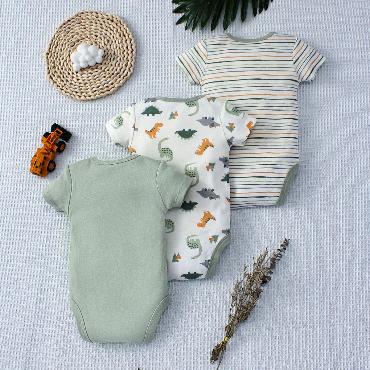 Conjunto 3 Peças Bebê – Dino Fun