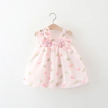 Vestido Bella – Vestido Regata com Laço Bordado em Tule