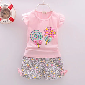 Conjunto Infantil Feminino Pirulito