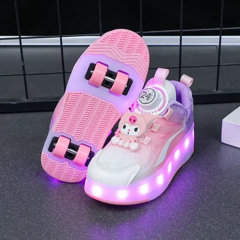 Patins Infantis com Rodas Luminosas