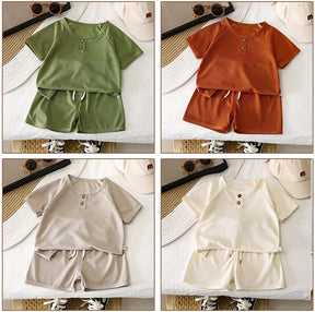 Conjunto Infantil “Caio Waffle” – 2 Peças