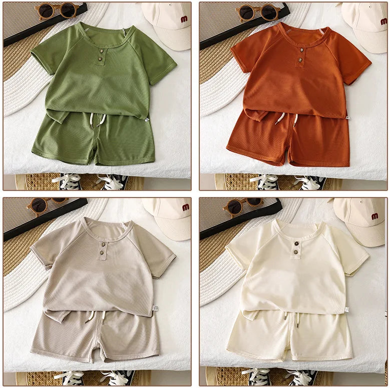 Conjunto Infantil “Caio Waffle” – 2 Peças
