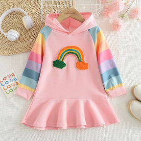 Vestido Infantil Arco-Íris – Melario