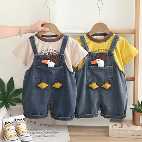 Conjunto Infantil Verão Arco-Íris – 2 Peças