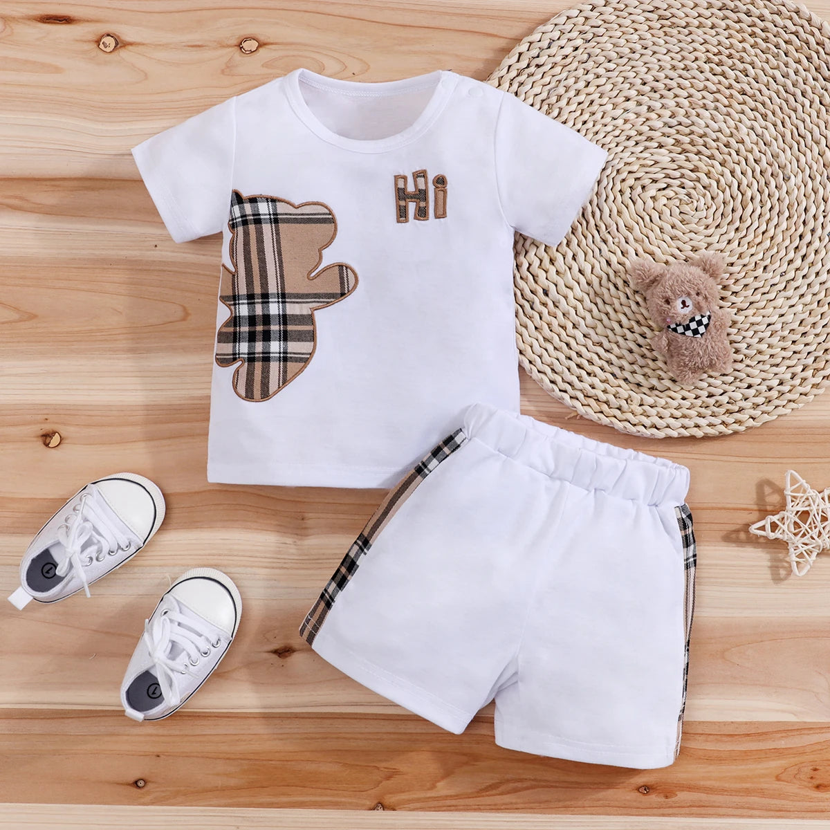 Conjunto Infantil “Bento Xadrez” – 2 Peças