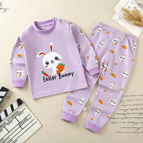 Pijama Infantil “Urso Fofo” – Conjunto de Algodão com Estampa de Urso e Letras