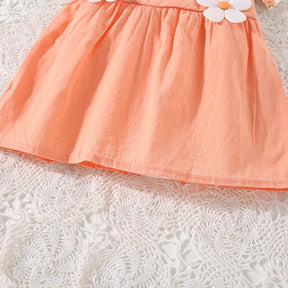 Vestido Floral Infantil com Gola Boneca – Lily