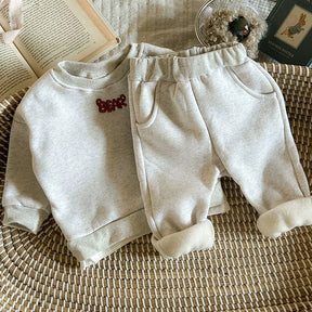 Conjunto Infantil “Mila Ursa” – Moletom Inverno 2 Peças