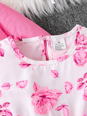 Conjunto Floral Outono – Rosé