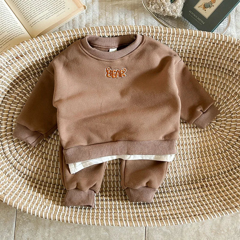 Conjunto Infantil “Mila Ursa” – Moletom Inverno 2 Peças