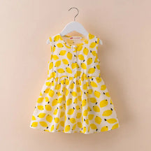 Vestido Infantil de Verão em Algodão