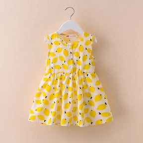 Vestido Infantil de Verão em Algodão