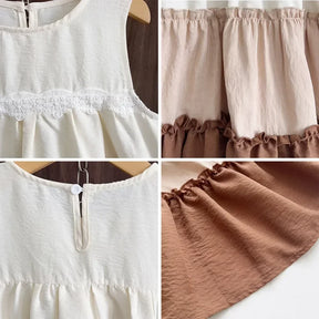 Vestido Isabela – Modelo Casual com Pregas para Meninas
