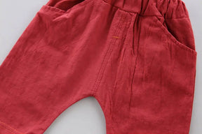 Conjunto Infantil Verão Camiseta de Algodão + Shorts 2 Peças - Rodrigo