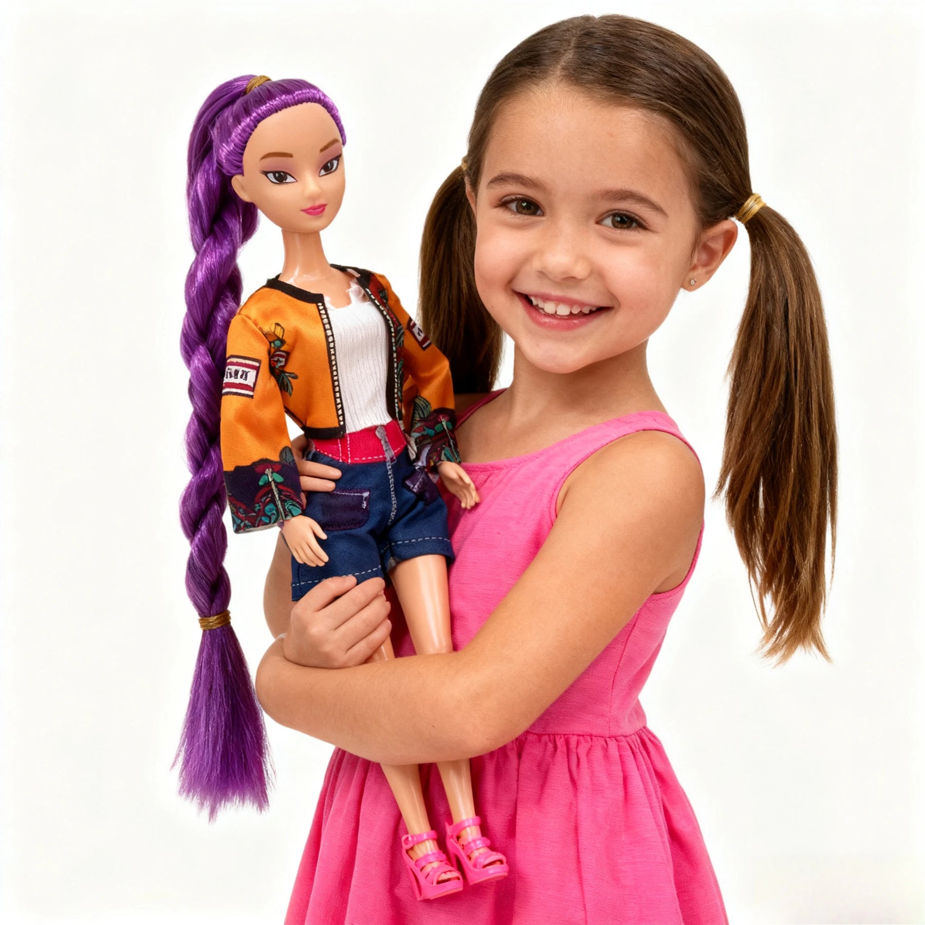 Boneca Kpop Demon Hunters 12cm – Action Figure Rumi, Mira, Zoey | Estilo Fashion, Articulada e Ideal para Coleção