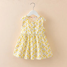 Vestido Infantil de Verão em Algodão