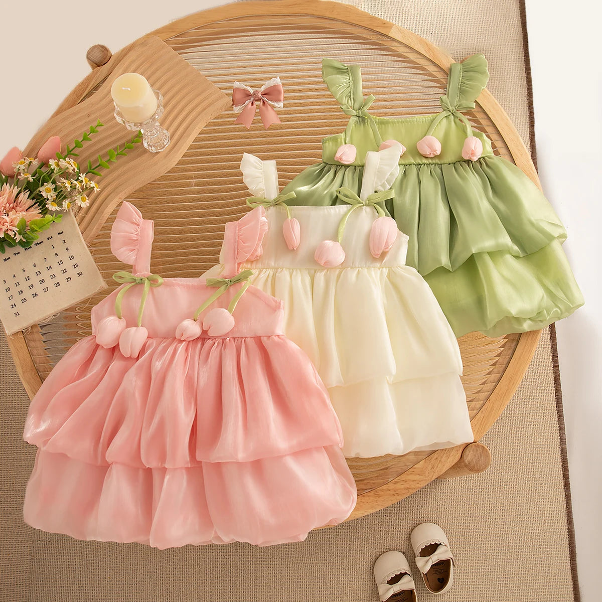 Vestido Bebê Princesa Chiffon – Lara