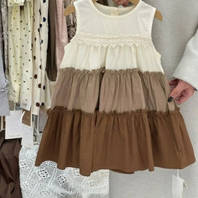 Vestido Isabela – Modelo Casual com Pregas para Meninas