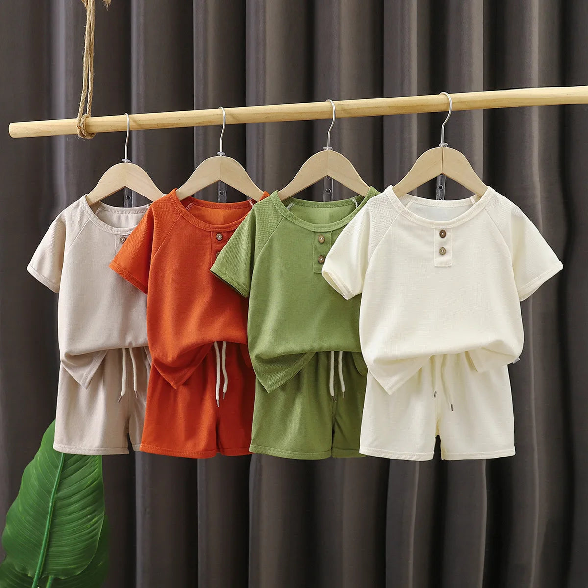 Conjunto Infantil “Caio Waffle” – 2 Peças