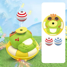 Brinquedo Montessori de Soprar Bola – Animal Divertido com Bola Flutuante para Equilíbrio e Coordenação Infantil