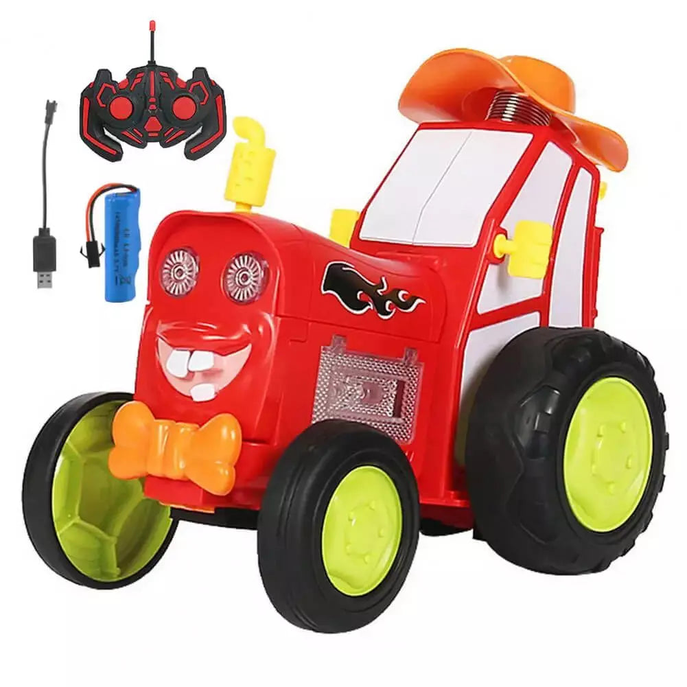 Carro de Acrobacias RC com Luzes e Música