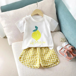 Conjunto Infantil Tshirt Fruits