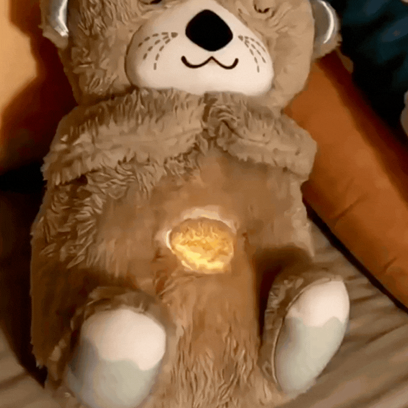 Urso de Pelúcia Que Respira - Baby Lontra