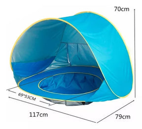 Barraca de Praia Portátil Infantil - Diversão para Seu Filho