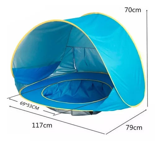 Barraca de Praia Portátil Infantil - Diversão para Seu Filho